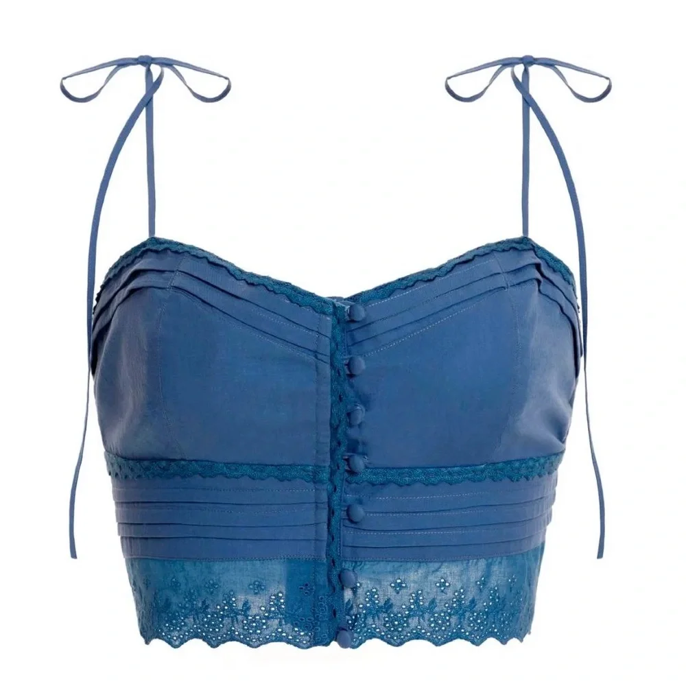 Agua Bendita Ariel Tile Top and Zen Tile Skirt